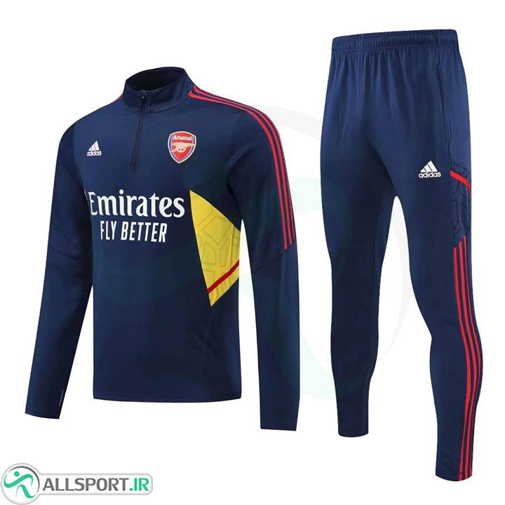 ست نیم زیپ شلوار آرسنال Arsenal Training 2022-23 Navy Blue